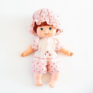 Vintage 1982 Kenner Strawberry Shortcake Blow Kiss Baby Doll | 13" Collector